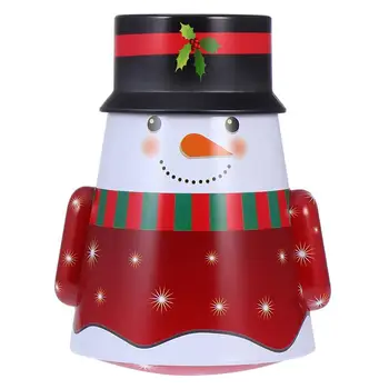 

1pc Sweets Iron Case Christmas Candy Case Sweets Box For Christmas Gift Tumbler Tin Box Candy Biscuit Food Packaging Jar