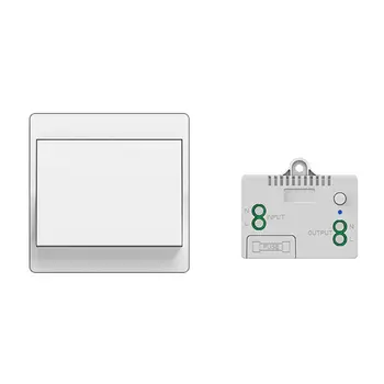 

1Set Wireless Self-powered Switch Push Button Remote Control Receiver Waterproof