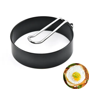 

1 Pcs Round Shaped Pancake Molds Hand-held Eggs Frying Kitchen Accessories Cooking Tool Cuisine Cookware Gadget Nonstick