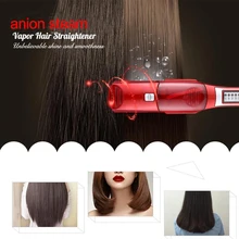 Профессиональный паровой выпрямитель для волос, керамический паровой утюжок для волос, анти-обжигание, выпрямление, утюжок для завивки, пароварка, инструмент для укладки