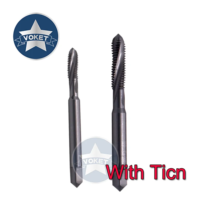 

Metric Tungsten Steel With Ticn Spiral Fluted Tap M2 M2.5 M3 M4 M5 M6 M8 M10 M12 X0.8 Machine Screw Thread Taps For HRC 55°-62°