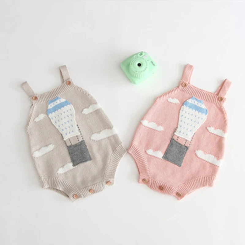 

Newborn Baby Romper Spring Autumn Knitting Baby Clothes Cotton Infant Toddler Baby Jumpsuit Girl Boy Romper Onesies Overalls