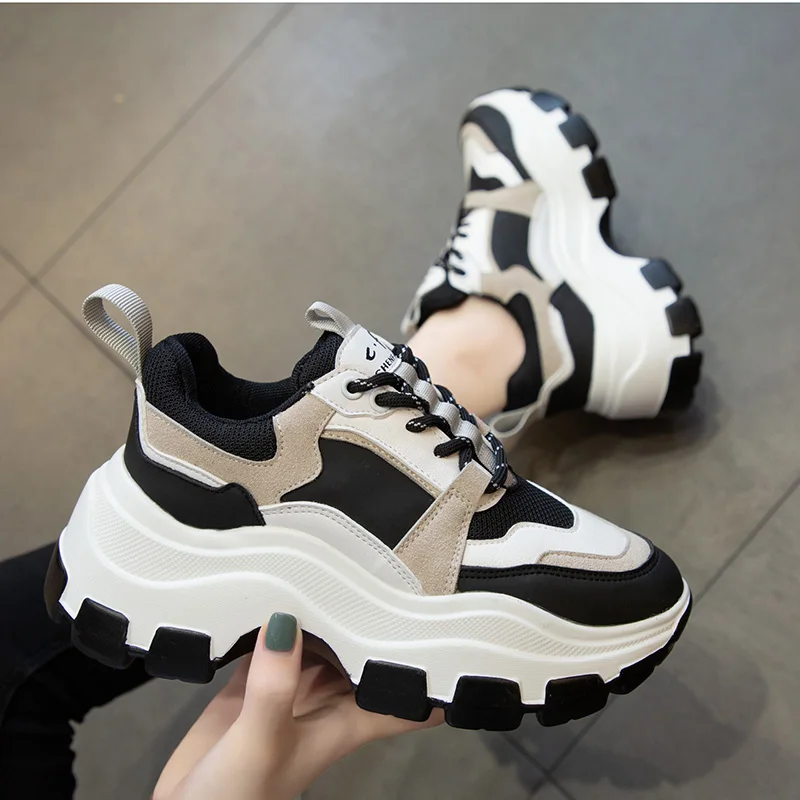 

Womens Sneakers Women's Designer Shoes Tennis Female shoes Platform Woman 2019 Woman's Fashion Summer Trainers Black Thick