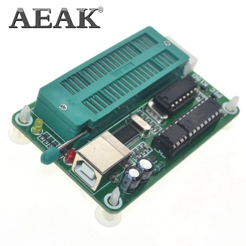 AEAK 1 компл. ПИК микроконтроллер USB автоматическое программирование программист K150+ ICSP кабель