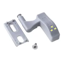 Smart Induction Cupboard Inner Hinge Lamp LED Smart Touch Induction Under Cabinet Light Wardrobe Night Light Cabinet Light Bulbs