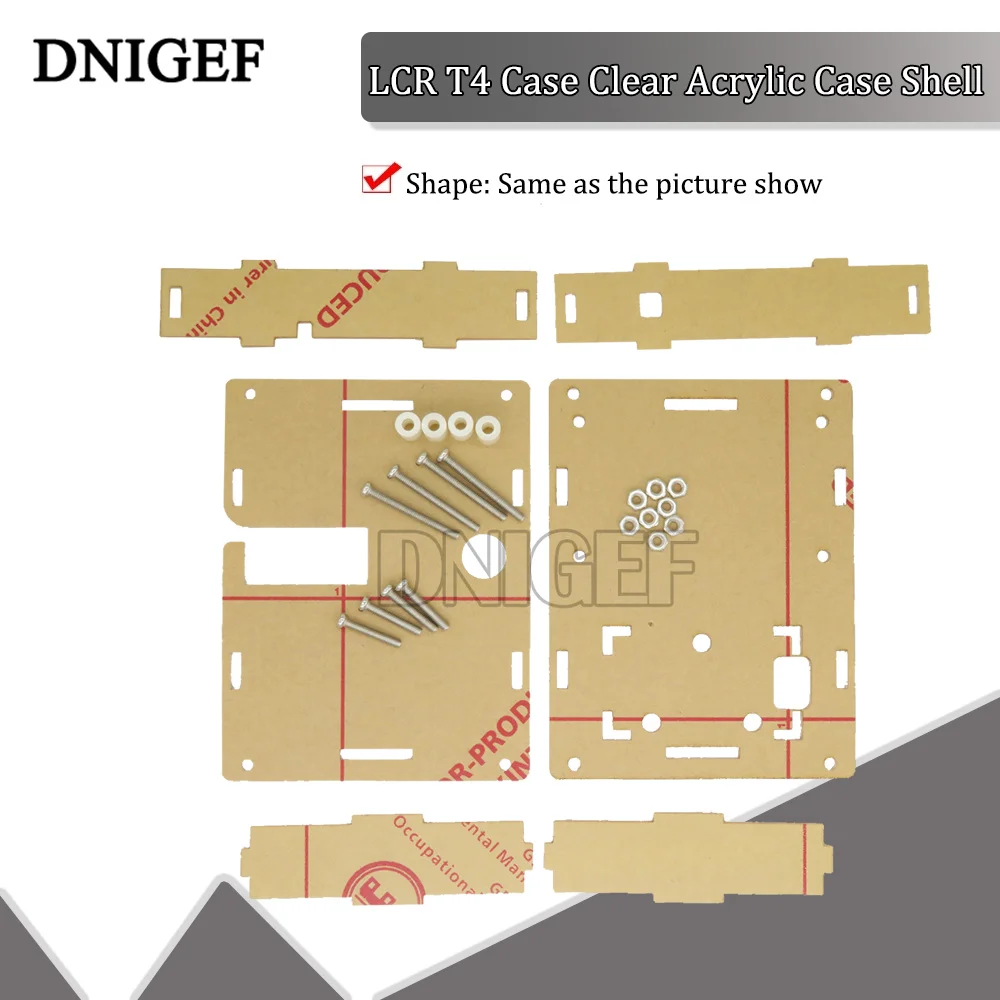 Чехол DNIGEF LCR T4 прозрачный акриловый чехол оболочка для фототранзисторов емкость
