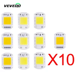 10PCS LED chip 20W 30W 50W AC 220V Smart IC No Need Driver COB lamp beads  LED bulb 3W 5W 7W 9W for Diy floodlight spotlight