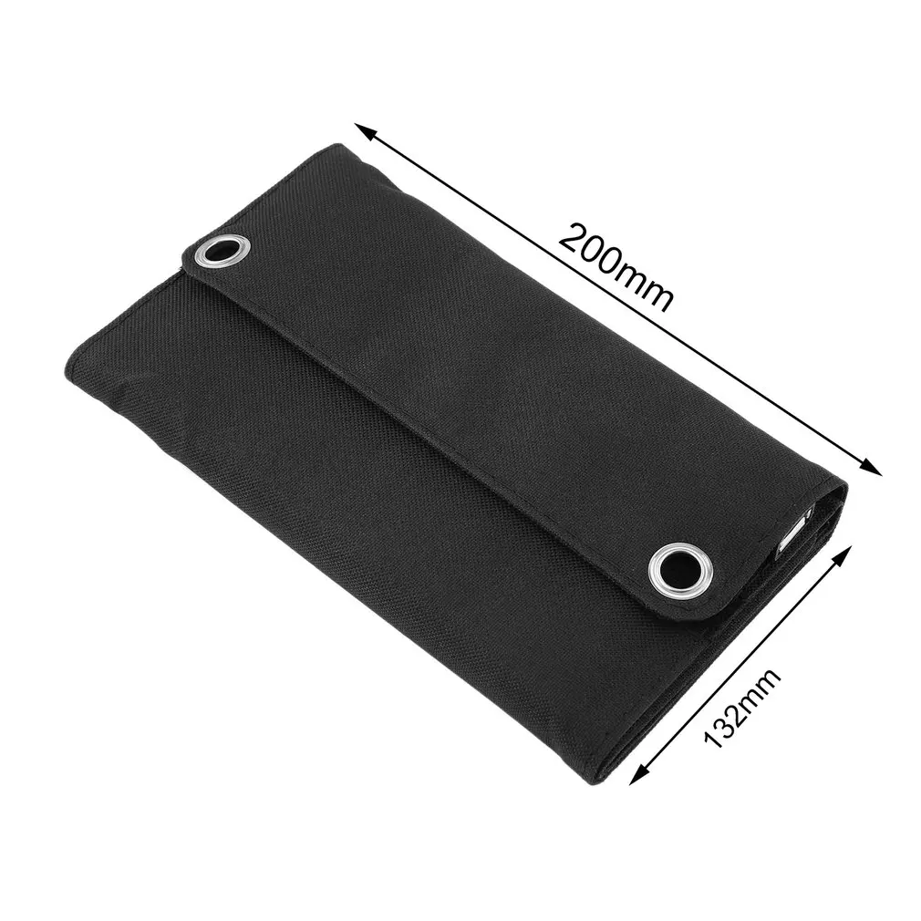 Portable 7W 5V Folding Solar Charger High Quality Solar Panel Charger USB Output Camping Charger for Mobile Phone 195*105*25mm