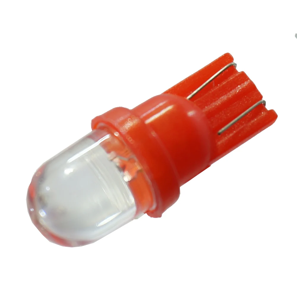 Красный 10 шт. T10 светодиодный лампы автомобиля свет белый 194 168 SMD W5W светодиодный лампы указателя поворота Лампа Купол дверь освещение карты для Mercedes-Benz V W CROSSFOX 07-15 - Испускаемый цвет: Красный