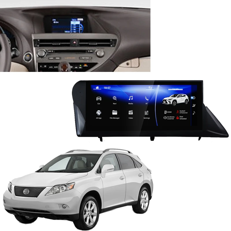 LiisLee Автомобильный мультимедийный плеер GPS аудио радио для Lexus RX 350 450h AL10 2012 ~ 2014