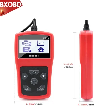 

V319 Code Readers Scan Tool OBDII/EOBD Multi-language Code Reader OBD OBD2 Car Diagnostic Auto Tool obd2 Scanner VS ELM327 V1.5
