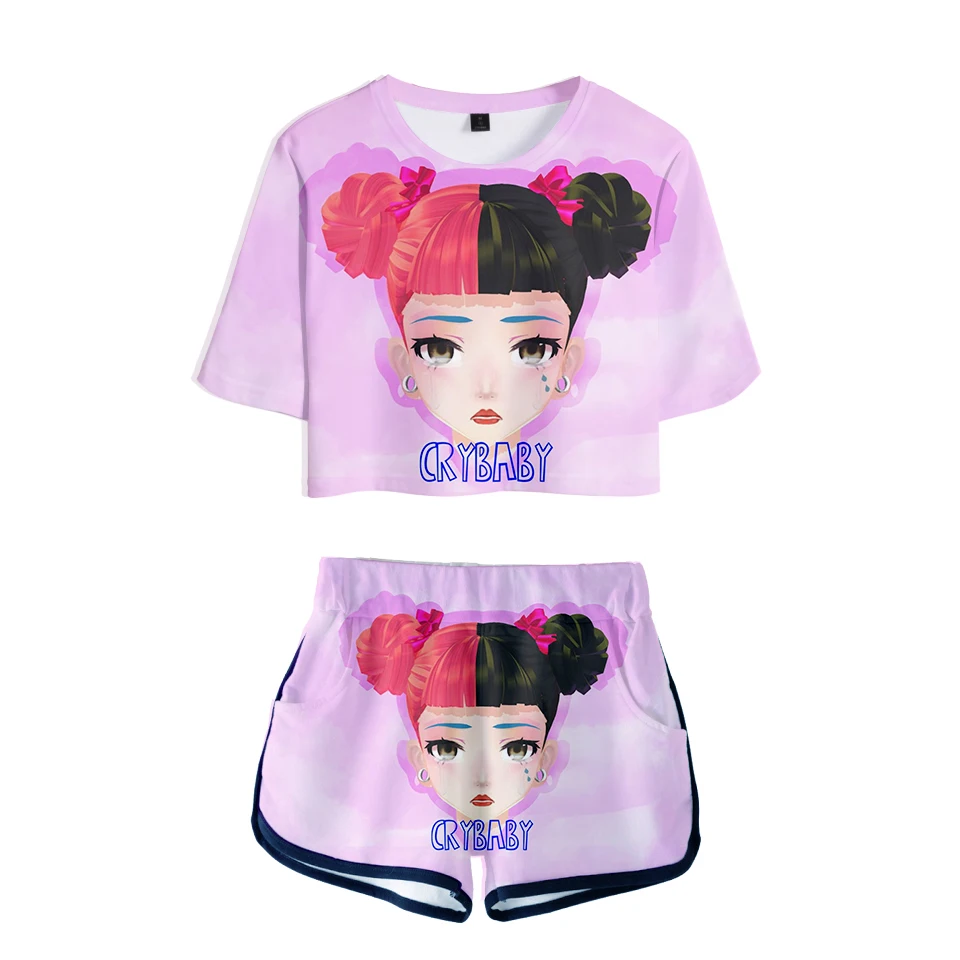 Комплект одежды из двух предметов с принтом Мелони и Мартинеза от Cry Baby модная