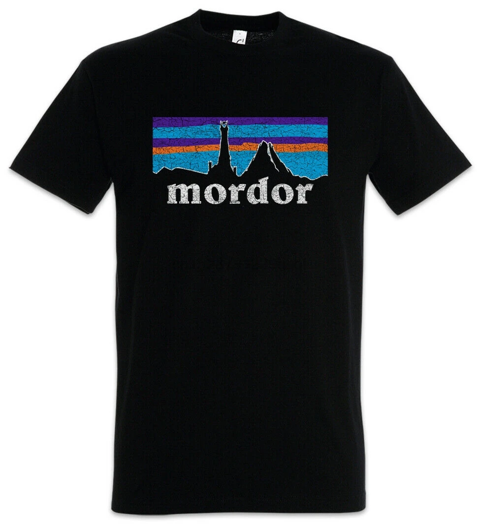 Mordor футболка Властелин Frodo кольца Sam Sauron символ знак Башня логотип | Мужская