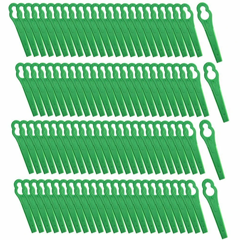 100Pcs Grass Trimmer Plastic Blade Plastic Mower Cutting Blades For Strimmer Grass Trimmer Lawn Mower 100Pcs Grass Trimmer Plastic Blade Plastic Mower Cutting Blades For Strimmer Grass Trimmer Lawn Mower