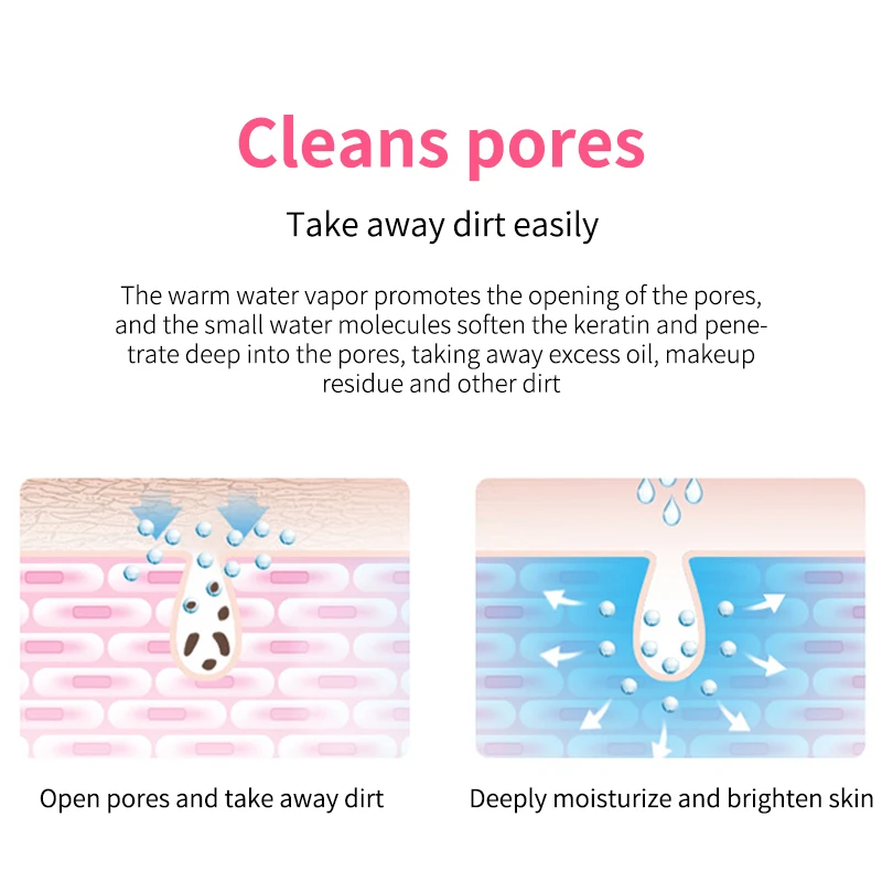 DARSONVAL Face Steamer Ozone Nano Ionic Spray Facial Vaporizer Steamer Face And Nose Skin Relax Moisturizer Beauty Face Care Spa
