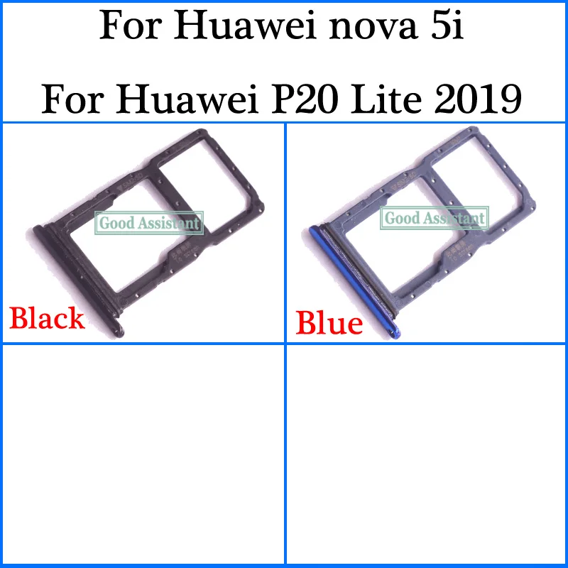 Для huawei nova 5i/для huawei P20 Lite Sim лоток держатель карт Micro SD слот запчасти адаптер для sim-карты
