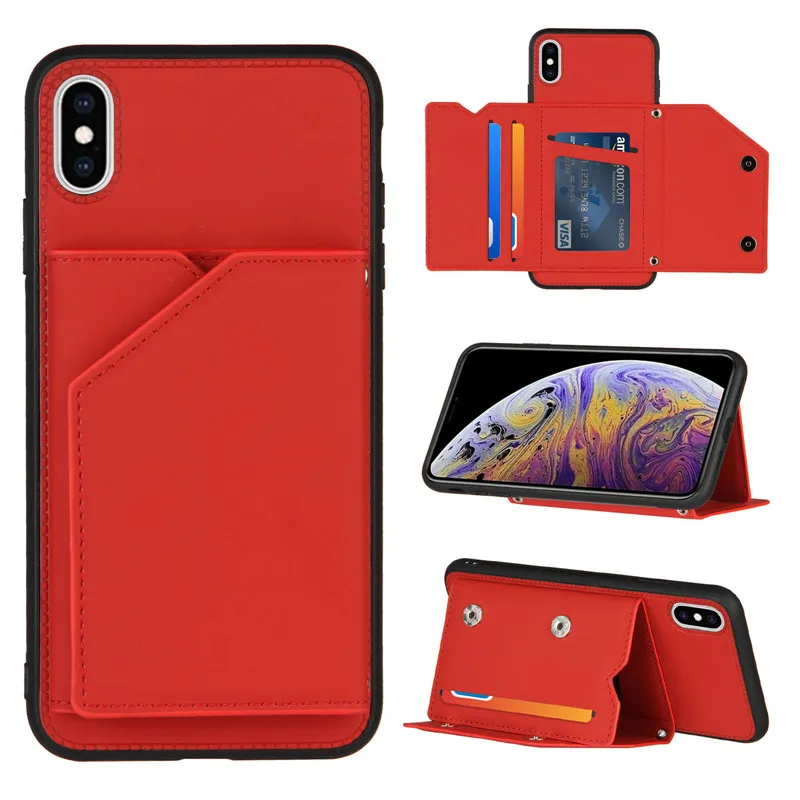 the puffer case Lật Bao Da Điện Thoại Cho Iphone 7 8 SE2020 X Xs Max 11 11pro 12 12Mini 12Pro Chống thả Chân Đế Lưu Trữ Thẻ Bảo Vệ protective phone cases Cases For iPhone