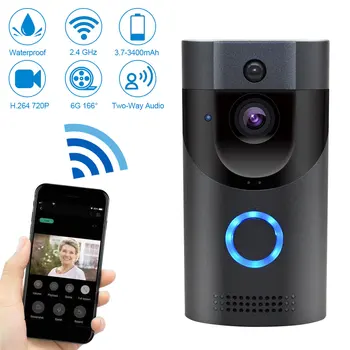 

Wireless WiFi Intercom Infrared APP Control Video Doorbell Visual Low Consumption PIR Motion Detection Two Way Talk HD Smart
