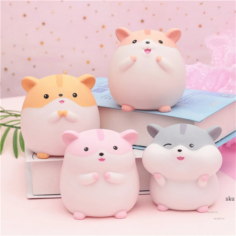 Новый Zakka милый мультяшный хомяк коробка для денег Pippi Rat прикроватная тумбочка