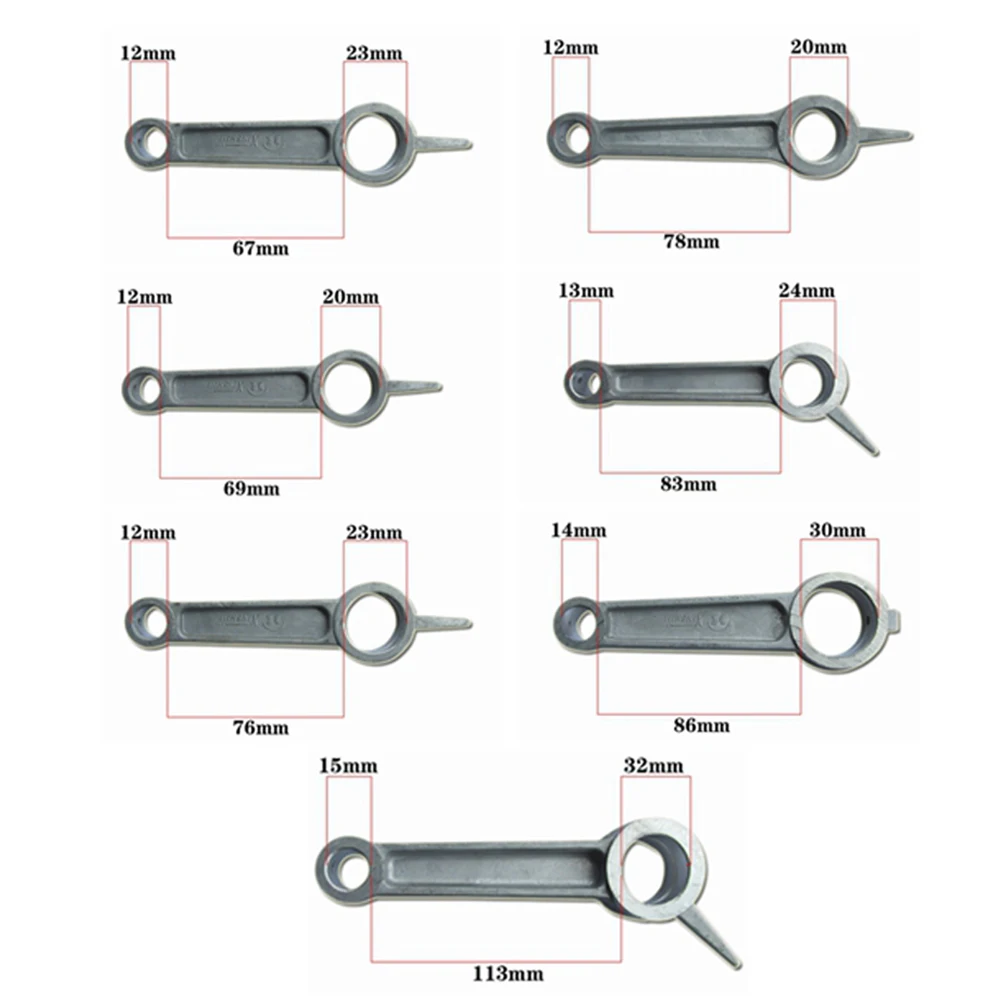 1Pc Air Compressor Connecting Rod Tone Aluminum Alloy Bore Air Compressor Connecting Link Rod For Air Compressor Spare Part