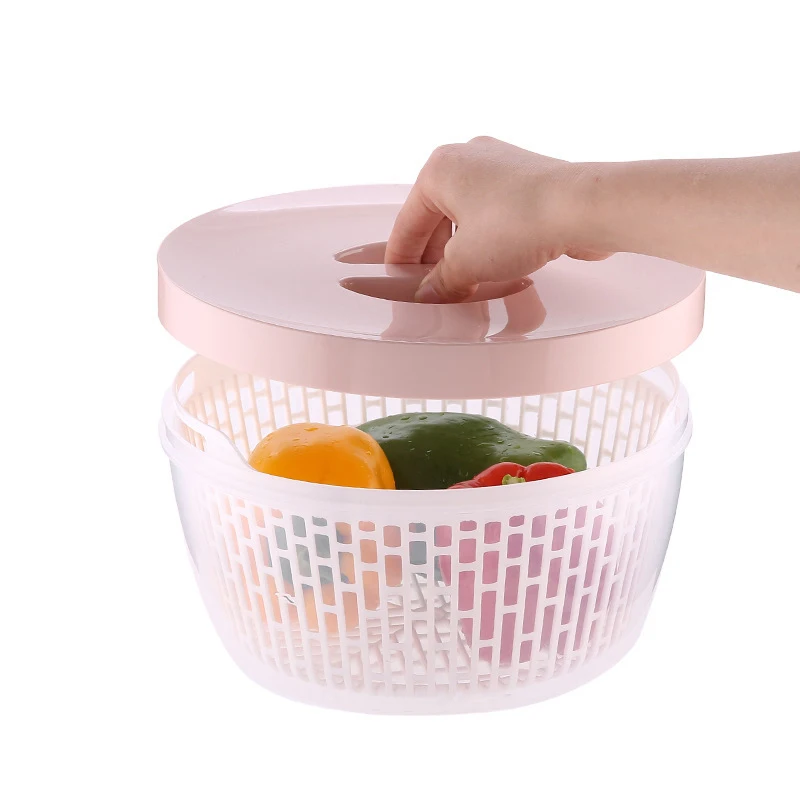 Пластиковый для хранения еды коробка с Drainer корзина холодильник сохранение