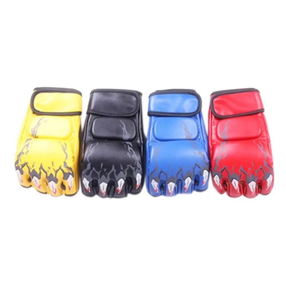 

High Quality Adults Women/Men Boxing Gloves Leather MMA Muay Thai Boxe De Luva Mitts Sanda Equipments Bandage Taekwondo Hand