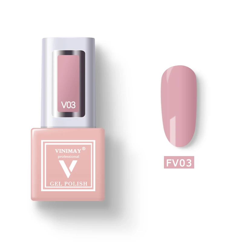 VINIMAY 60 Цветной Гель-лак для ногтей vernis полуперманентный УФ-гель лак-праймер впитывающий Гель-лак для ногтей Полировочный Гель для маникюра - Цвет: FV03
