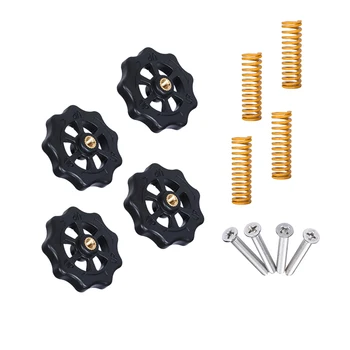 

3D Printer Parts Upgraded Hand Twist Adjustment Leveling Nuts And Spring Kit Auto Leveling For CR-10 CR10S MKS Heated Bed Manual