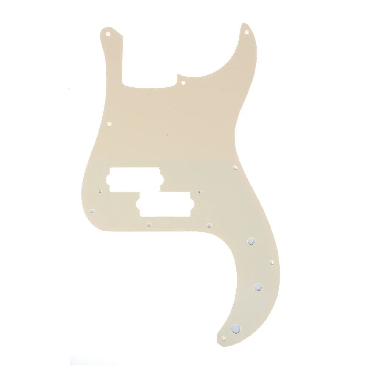 Musiclily Pro 10 Hole P Bass Pickguard для JPN Fender Japan 4 струнный точный бас 1Ply крем|Детали и