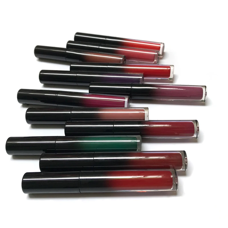 3 шт. индивидуальная Марка матовая Увлажняющий блеск для губ глазурь маленькая