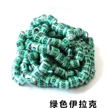 Кольца для маркировки голубей, зеленое кольцо для птиц 8 мм, внутреннее кольцо, размер 2000 шт./партия