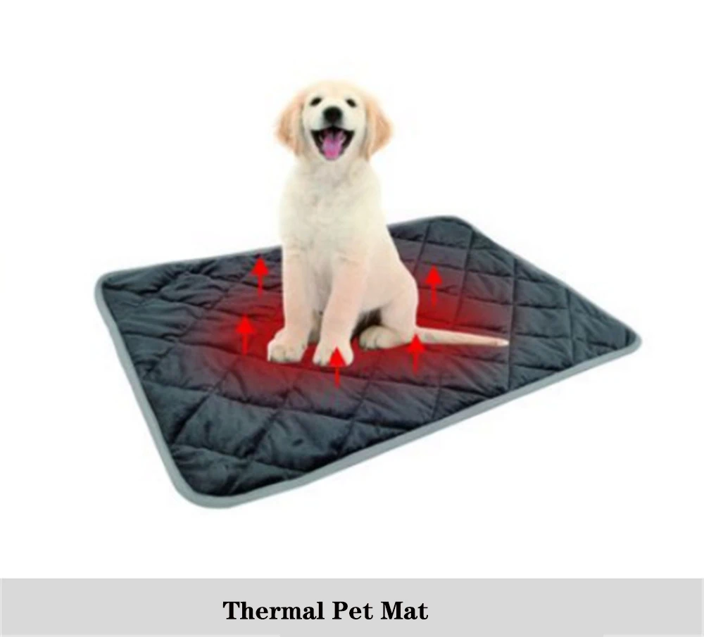 Warm Dog Mat For Cat Thermal Pet Mat Soft Sleep Keep warm in winter