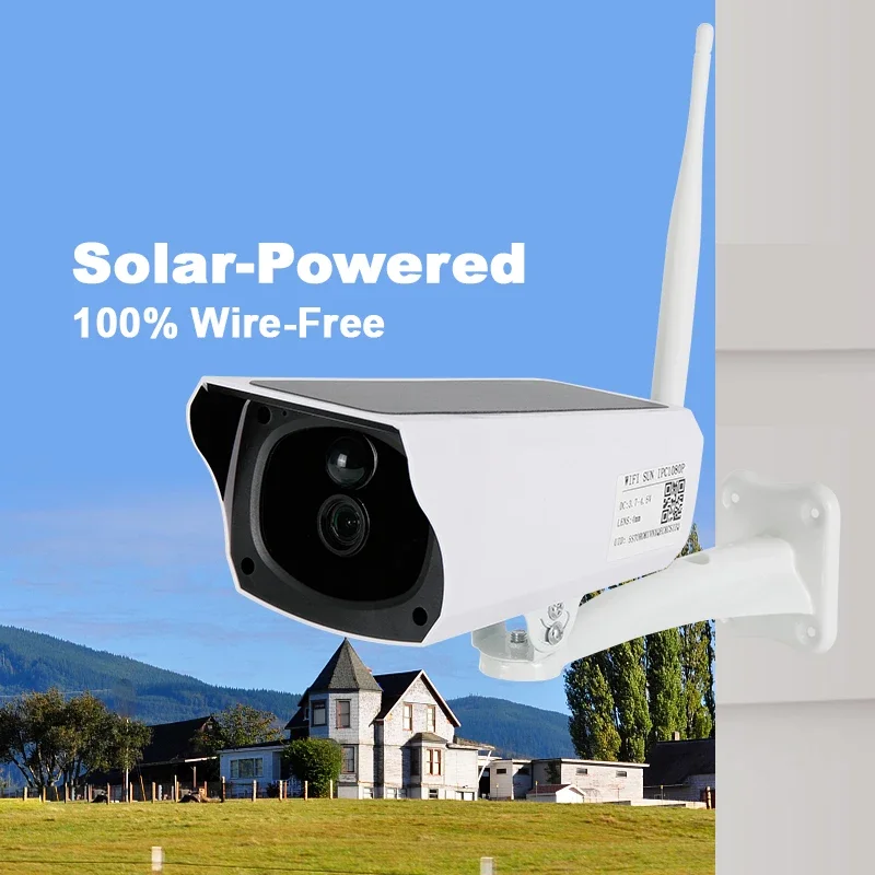 Беспроводная ip-камера на солнечной батарее Wi-Fi IP66 | Безопасность и защита