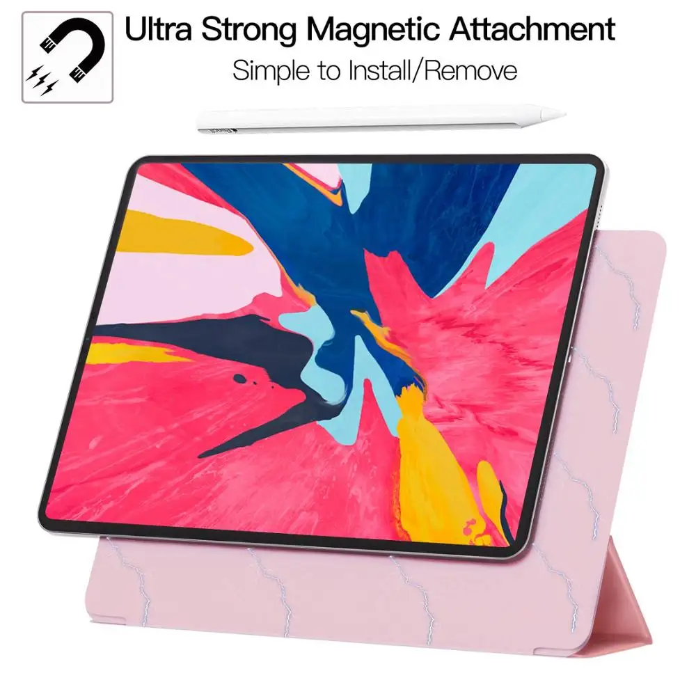 1:1 чехол-книжка для iPad Pro 11 дюймов Сильный магнитный тонкий умный чехол для iPad Pro 11 выпуска(3-го поколения