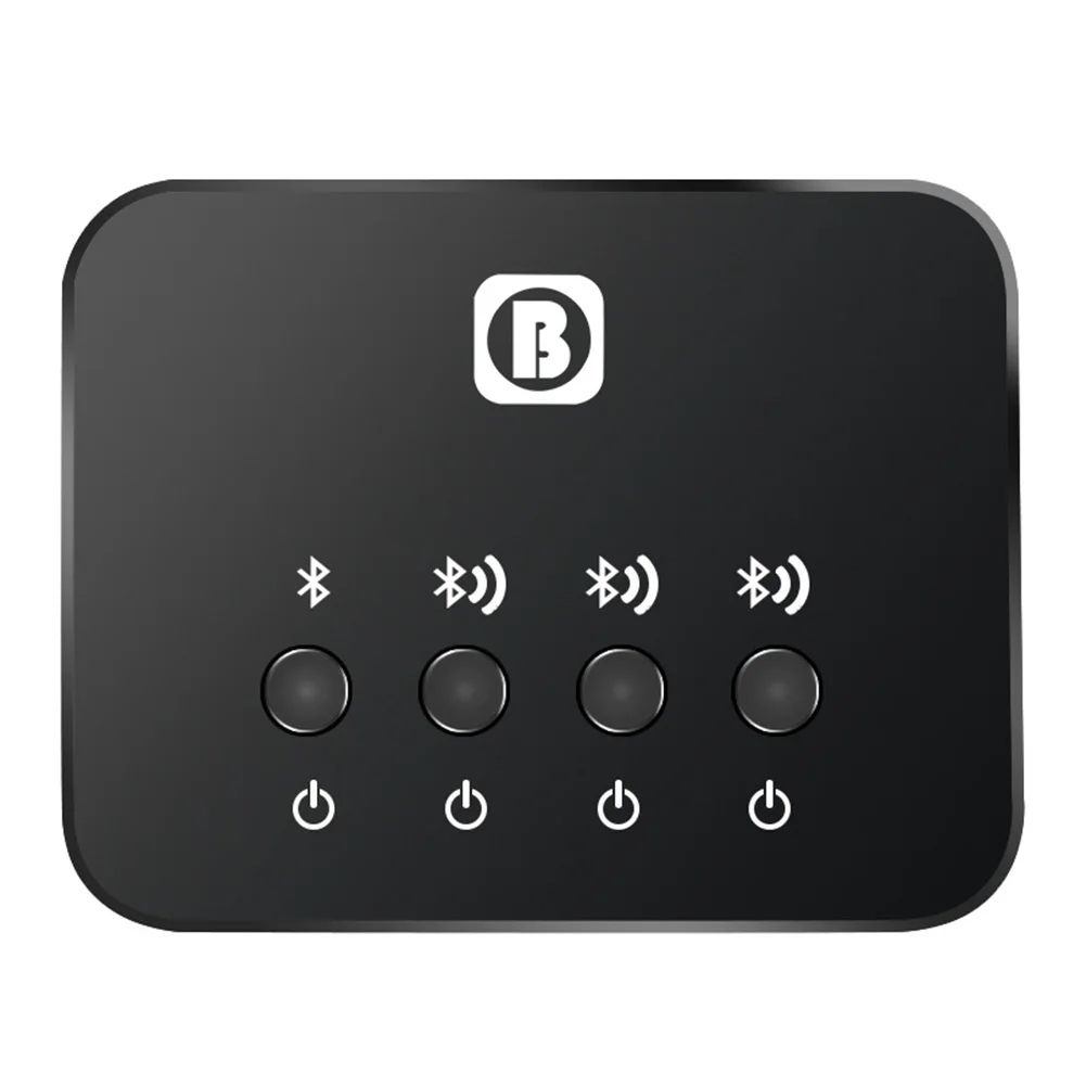 BW107 Bluetooth 4 0 Stereo Audio Transmitter Splitter Adapter PC Headphone TV Audio Sharing Adapter Music Receiver
