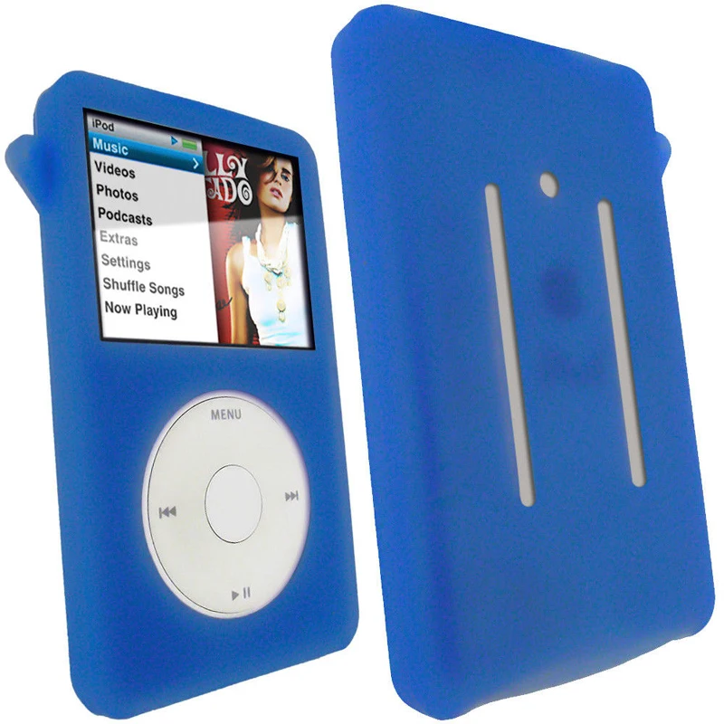 Silicone Skin Case Cover for Apple iPod Classic 6th 7th 80GB 120GB 160GB Video 5th 30GB Cover Holder 10.5mm Thickness silicone ipod cover