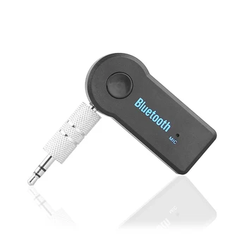 

3.5mm Streaming Car A2DP Wireless Bluetooth Car Kit AUX Audio Music Receiver Adapter Handsfree with Mic For Phone MP3 Universal