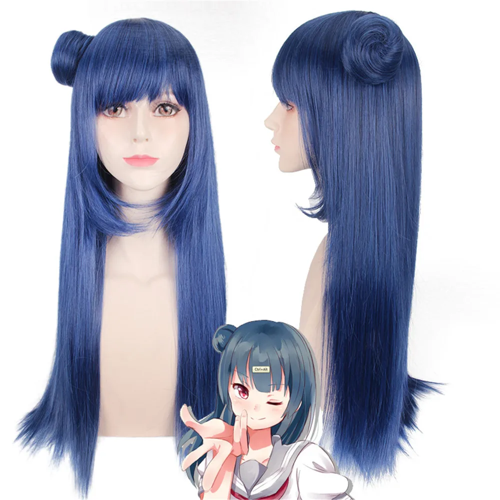 Парик для косплея LoveLive Sunshine Tsushima Yoshiko Love Live Aqour Yohane Женские синтетические волосы