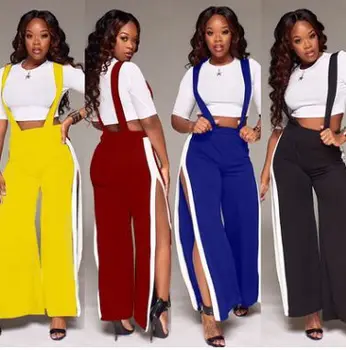 

The New Fashion Loose Casual Pants Trousers Women Wide Leg Pants Straight Wide Leg Pants High Waist Rompers Free Delivery