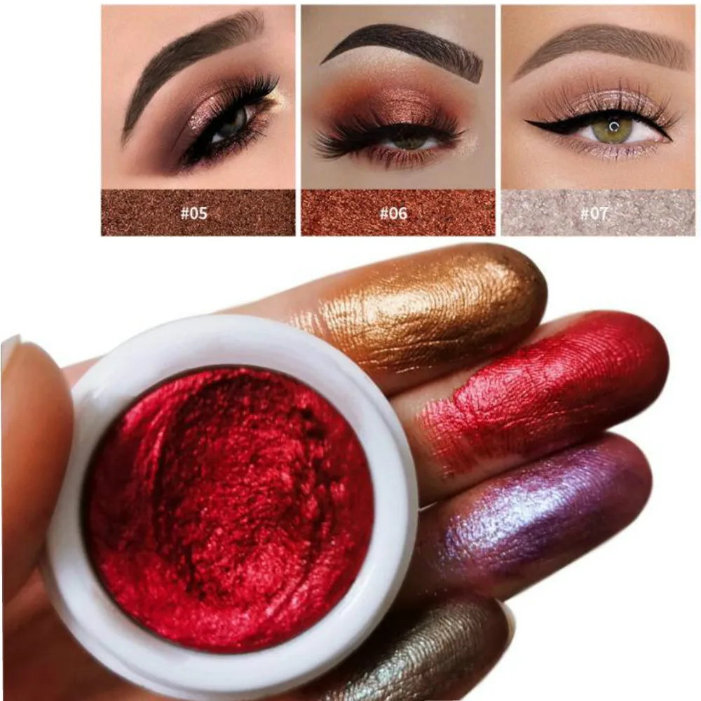 Professional Eyeshadow Mud Easy To Wearfull Makeup Sequins Glitter Loose Shimmer Pigment Potato Eye Shadow Cream |