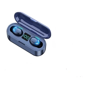 Синий Одна пара 5,0 версия беспроводной bluetooth наушники в ухо типа спорта бег супер-длительный режим ожидания для мужчин и женщин HIFI Звук - Цвет: Синий