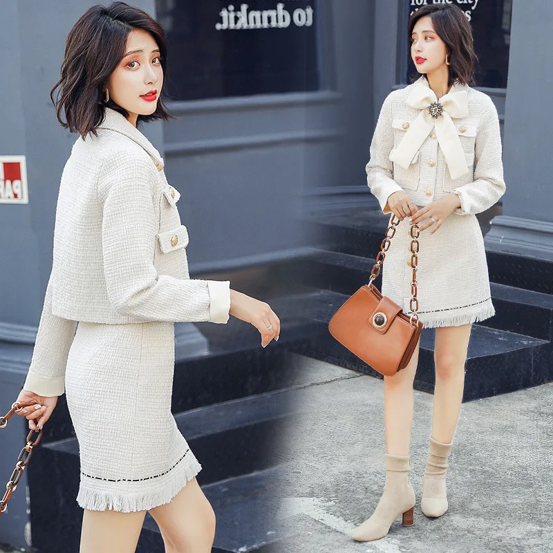 

One-step Skirt Trend Joint Fashion Elegant Casual 2018 Autumn Solid Color Bow