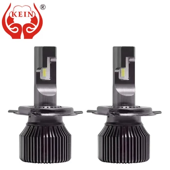 

KEIN 2PCS Fan Cooling H7 H4 Led Headlight H1 H11 9005 9006 HB3 HB4 9012 Hi/Lo Beam Car Head Lamp Auto External HeadLamp Bulb 12v