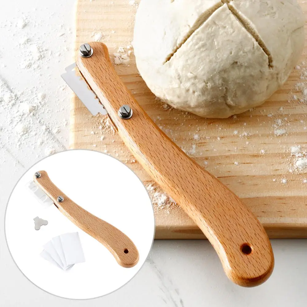 Newly Bread Bakers Lame Slashing Tool Dough Making Razor Accessories