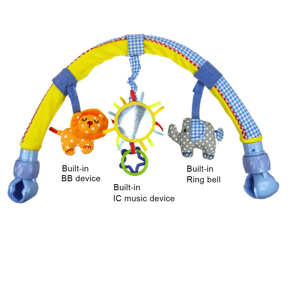Детские игрушки Погремушки милый мобильный для кроватки детская коляска автомобильный зажим Развивающие игрушки для детей токарное подвесное сиденье и коляска игрушка - Цвет: PJ3335I