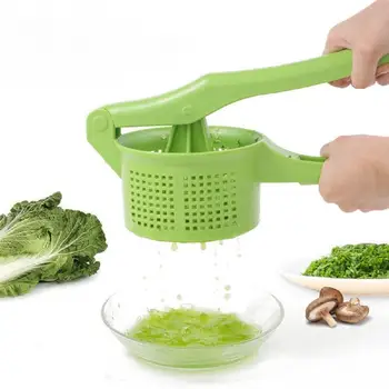 

PP Dumpling Maker Press Crusher Home Cooking Vegetables Ginger Squeezer Masher Handheld Ginger Garlic Mincer Tools Kitchen