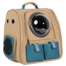 Для путешествий, сумка в виде кота, Для женщин Carrier Кошка Рюкзак окна щенок астронавт Большой Холст Mochila, одежда для девочек с принтом кошек, товары для животных чехол Capsule corp EE5MB