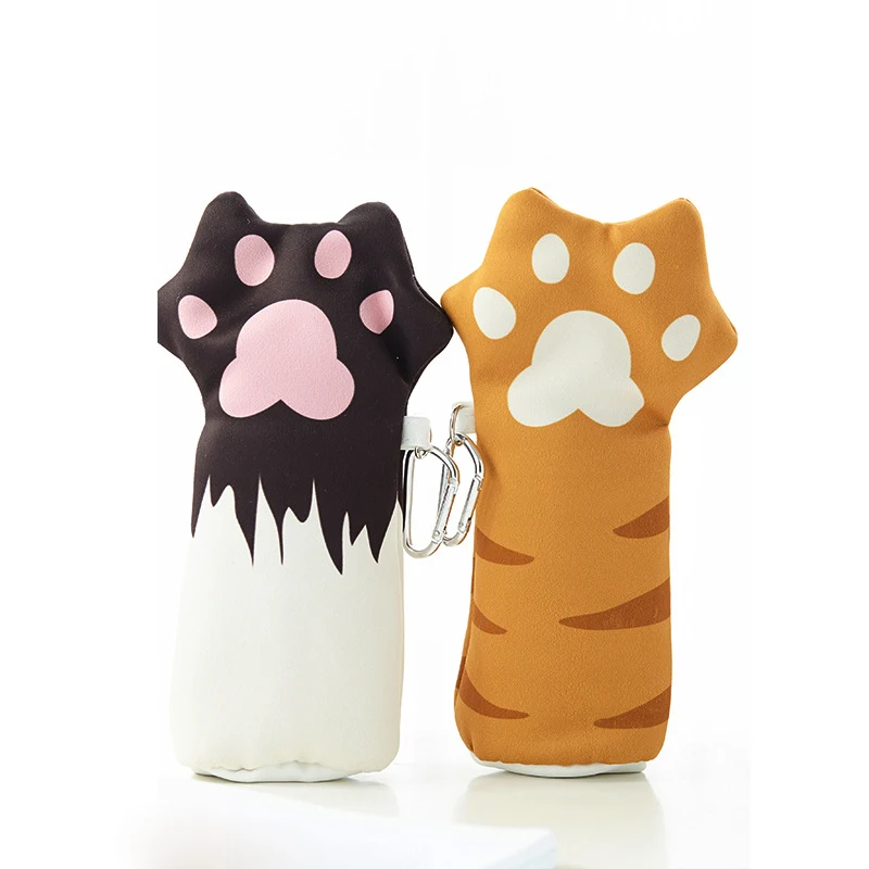 

Small fresh cat claw pencil bag Japanese cute male and female students pencil case Creative stationery storage bag personality