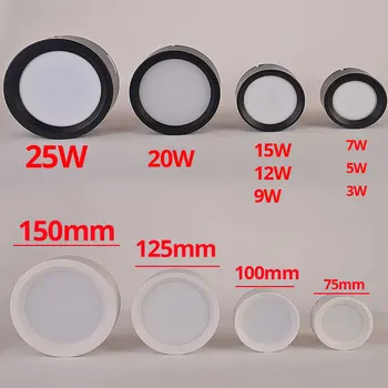 

Surface Mounted LED downlight Dimmable 3W 5W 7W 9w 12W 15W 20W Ceiling Lamps led spot lights 220V Ceiling Lamp Lighting Fixtures