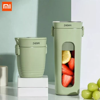 

Xiaomi ZHENMI Mini Wireless Vacuum Portable Juicer Cup 2400mAH USB Charging 28s Blender Vacuum Preservation 4 Leaf Steel Knife